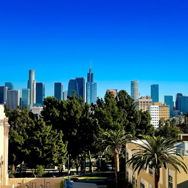 A city view of Los Angeles California