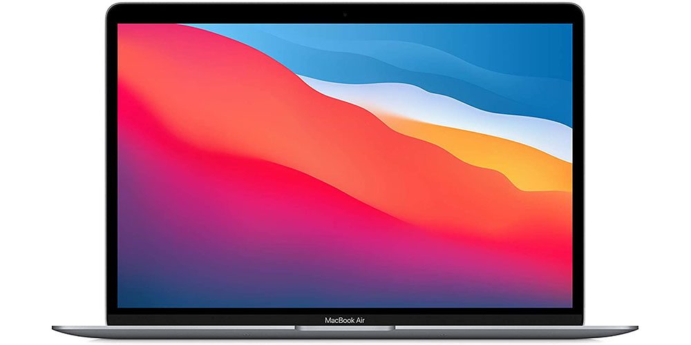 MacBook Air on a white background.