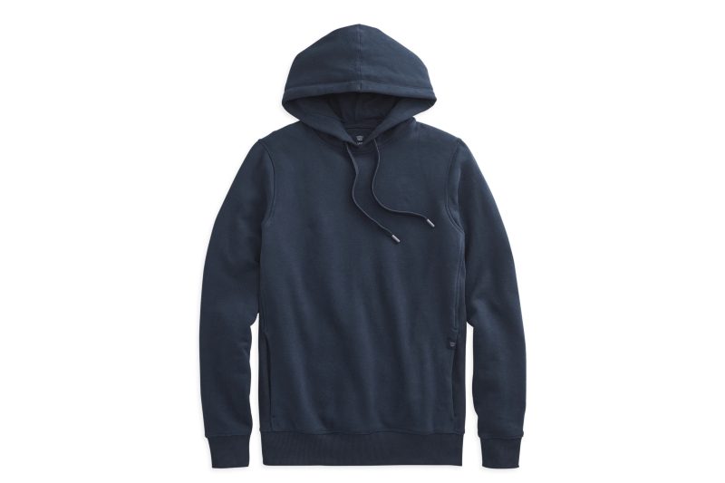A Mack Weldon Ace Hoodie on white background.