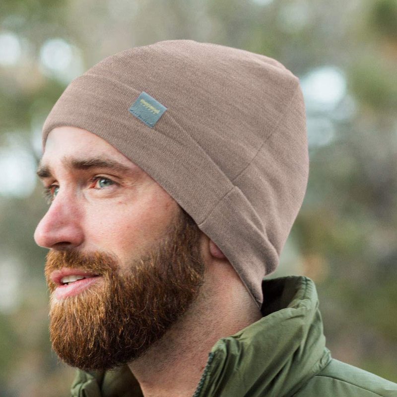 Meriwool unisex merino wool cuff beanie hat