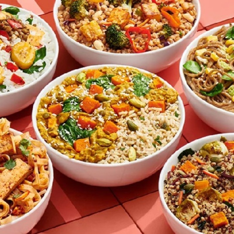 Vegan grain bowls from Mosaic Foods.
