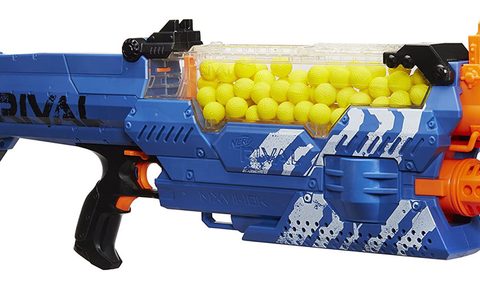 Nerf Rival Nemesis MXVII-10K, Blue on a white background.