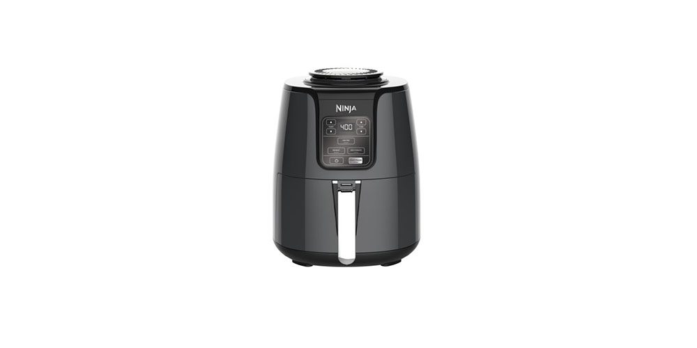 Ninja AF100 air fryer on a white background.