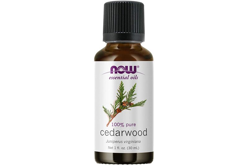 cedarwood essential oil for inducing sleep.
