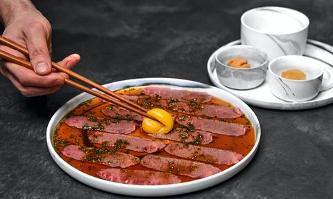 Wagyu Samhap at Oiji in East Village.