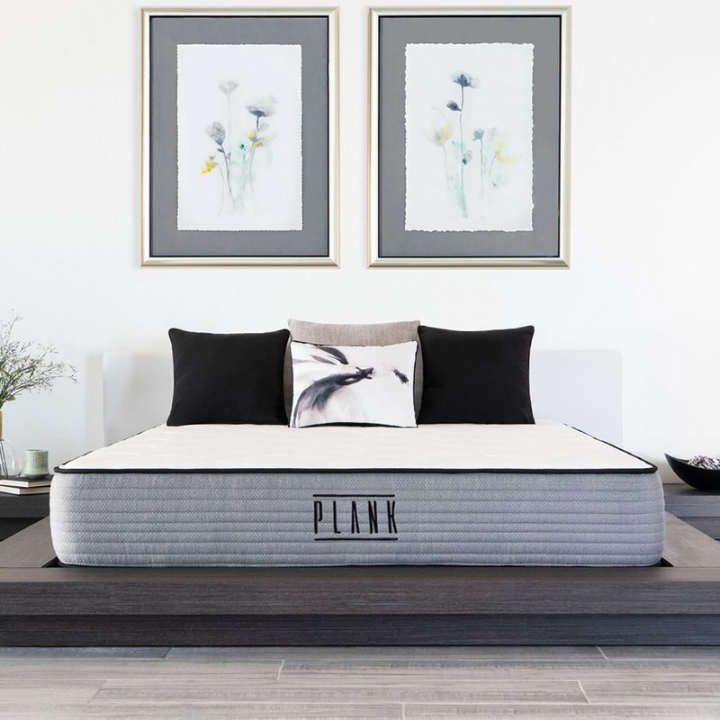 Plank Mattress by Brooklyn Bedding in a minimalist room.