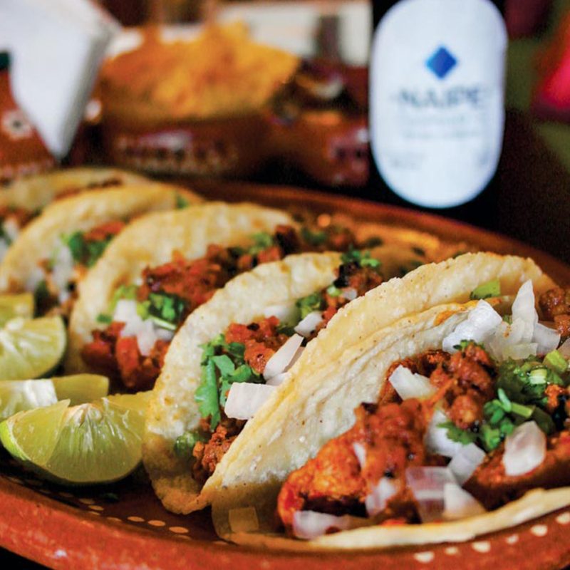 Tacos Revolucion restaurant in Puerto Vallarta, Mexico.