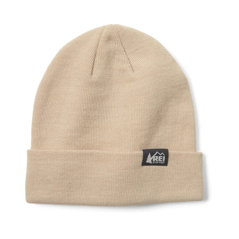 A REI Co-Op Lightweight Beanie in Wisp Gray Heather variant.