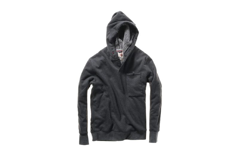 A black Relwen Superfleece Hoodie.
