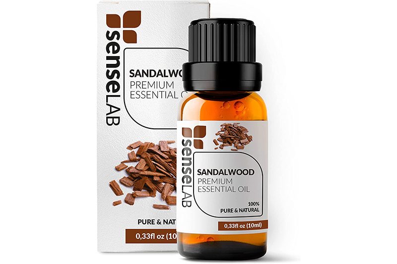 sandalwood essential oil for better sleep.