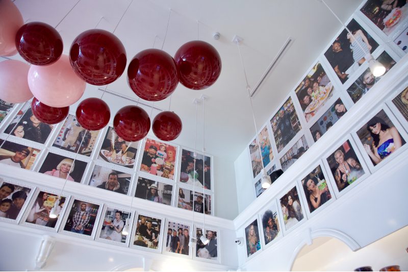 Celebrity images at the Sugar Factory.