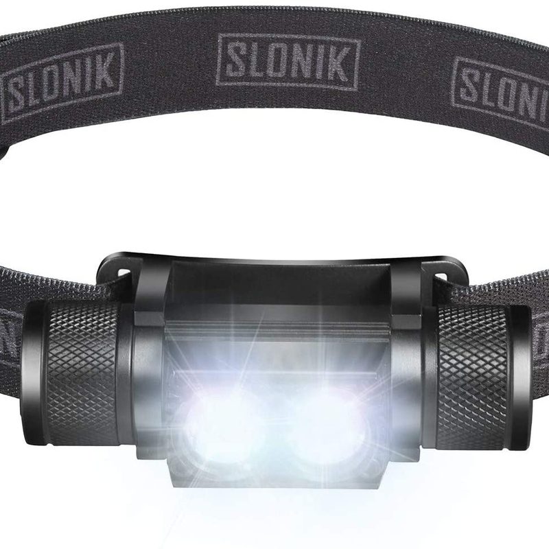 SLONIK 1000 Lumen Rechargeable CREE LED Headlamp.