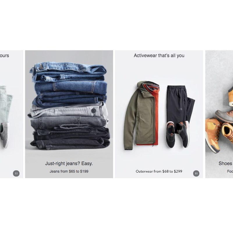 Stich Fix Men's clothing with prices.