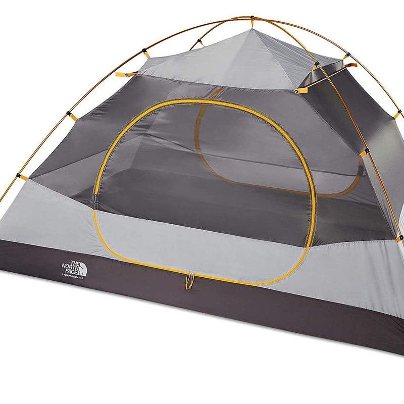 The North Face Stormbreak 3 Backpacking Tent features the brand's iconic reliability and versatility.