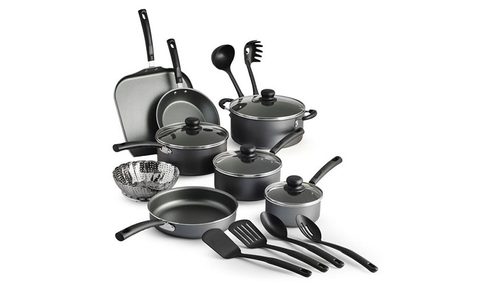 Tramontina Primaware 18 Piece Non-stick Cookware Set on a white background.