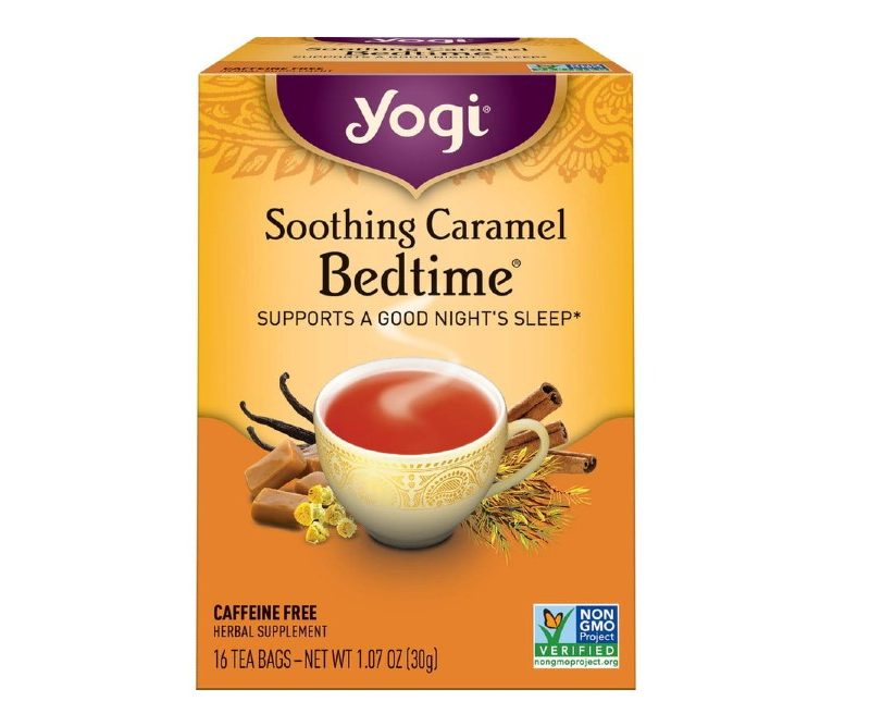 Yogi Tea Soothing Caramel Bedtime.