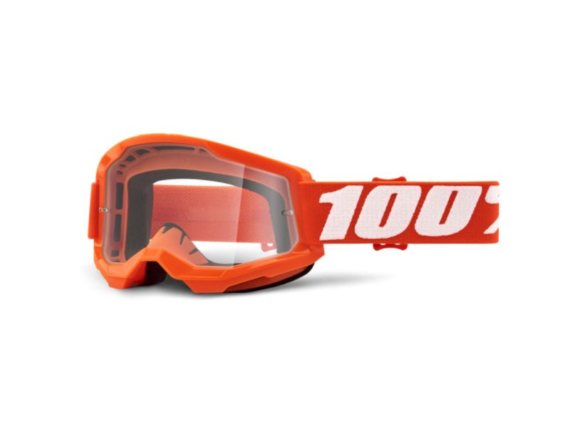 100% strata 2 motorcycle goggles.