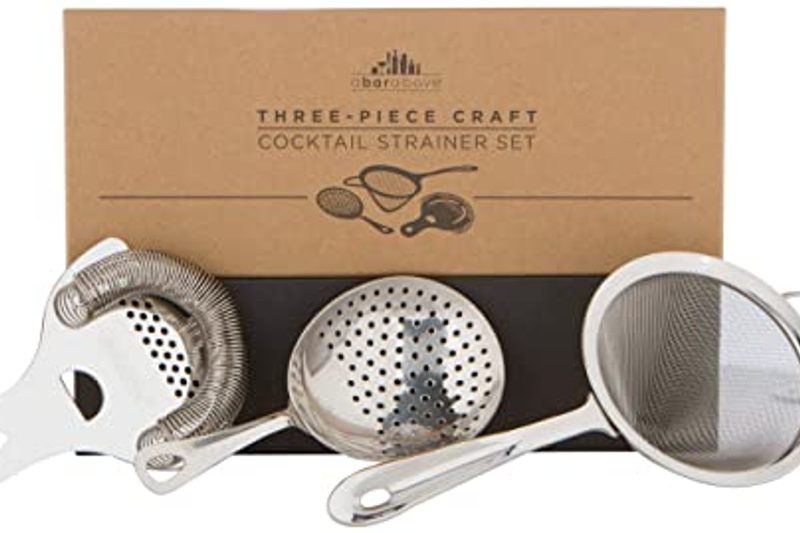 Cocktail strainer set.