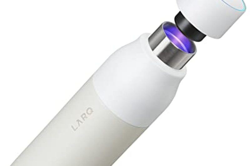 Self cleaning water bottle.
