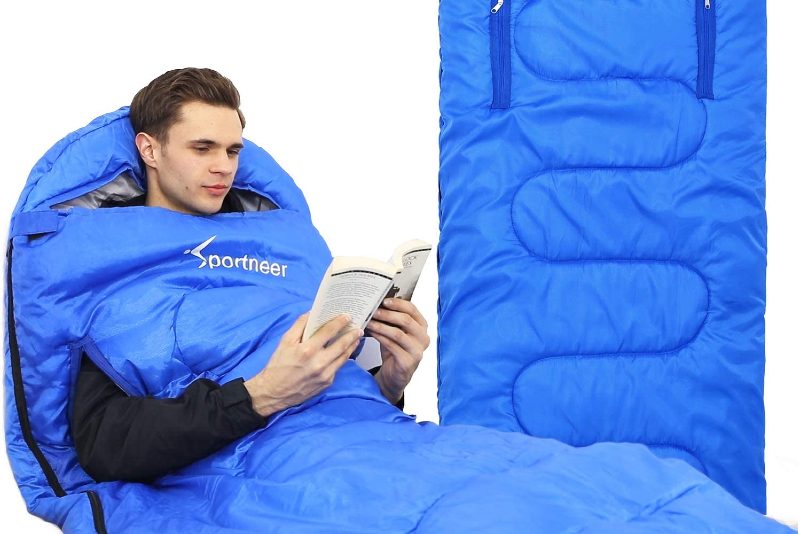 Wearable sleeping bag.