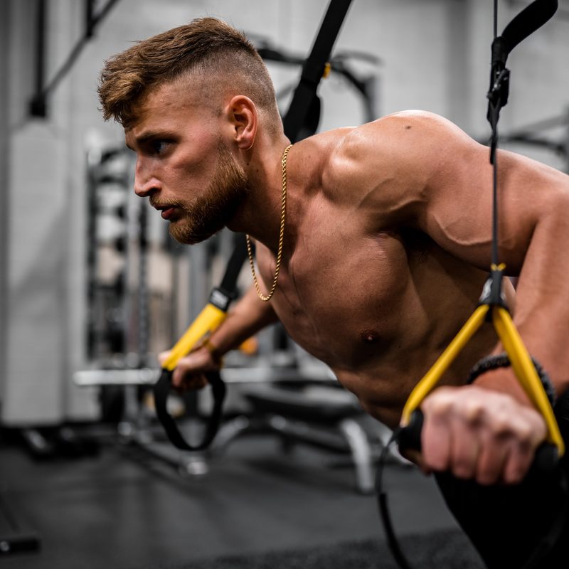 TRX chest press