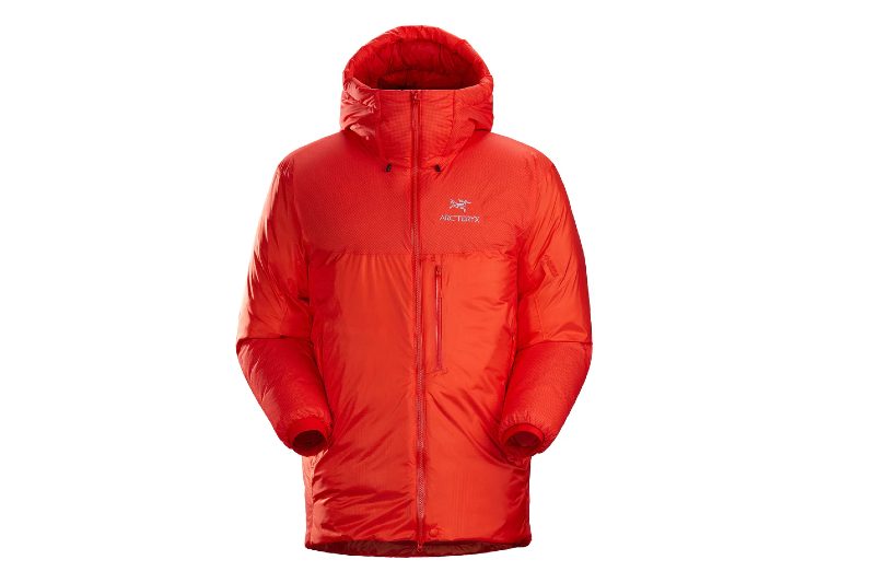 Luxury winter parka for men.