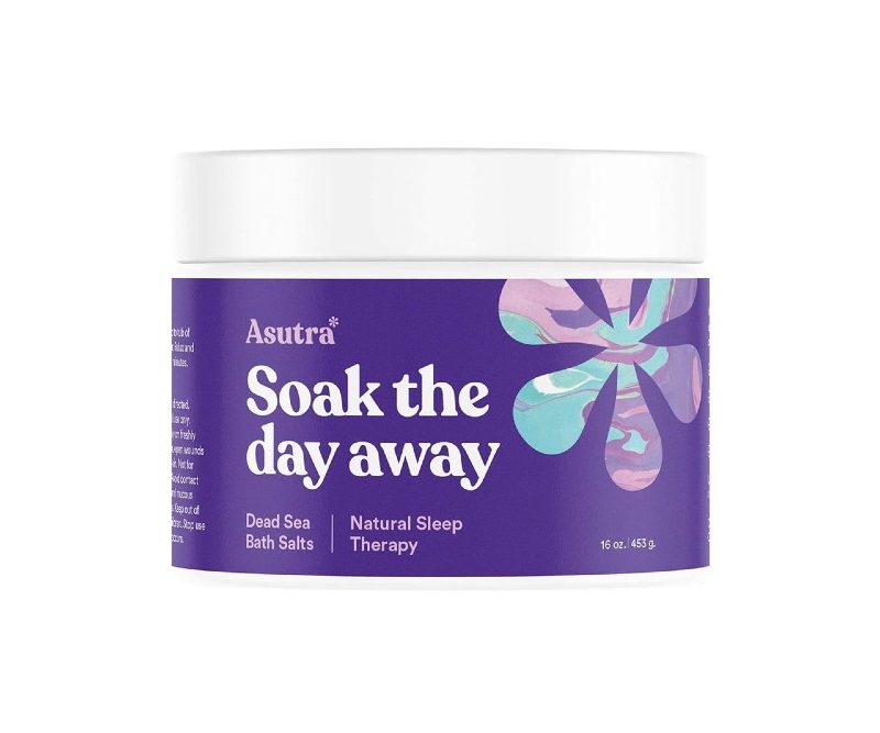 ASUTRA Soak the Day Away Dead Sea Bath Salts.