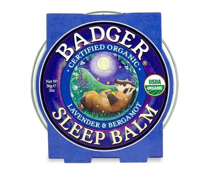 Badger Lavender & Bergamot Natural Sleep Balm.