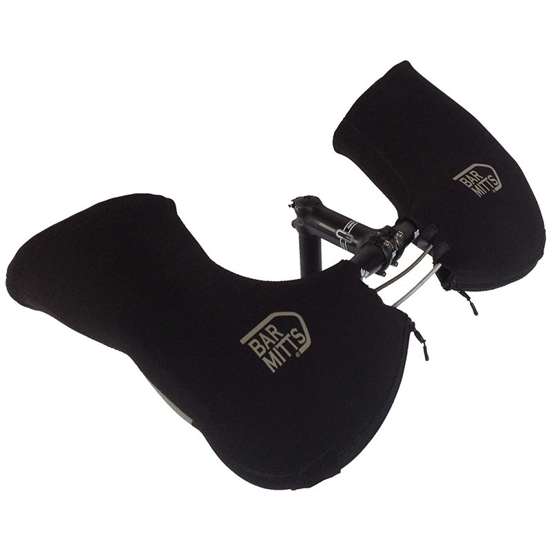 A Bar Mitts Handle Bar Mittens on white background.
