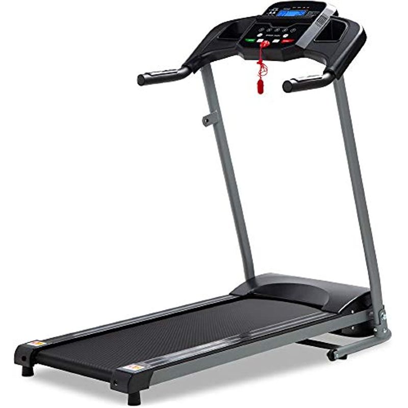 Best Choice Products 800W Folding Electric Treadmill on a white background.