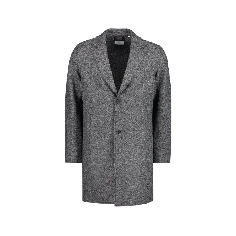 Billy Reid Boiled Wool Coat on white background.