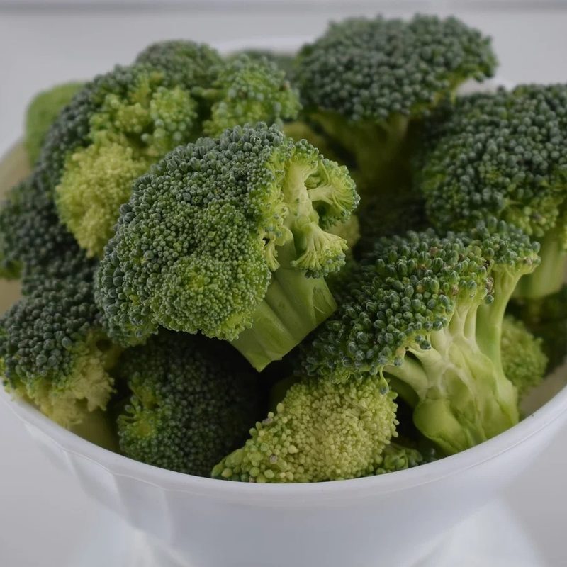 Fresh broccoli.