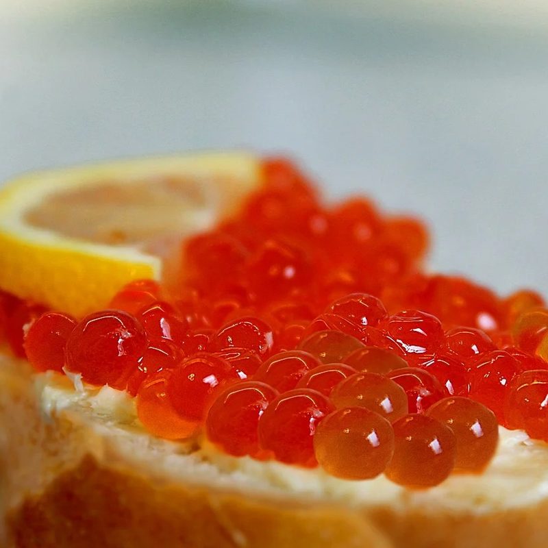 Fresh caviar.