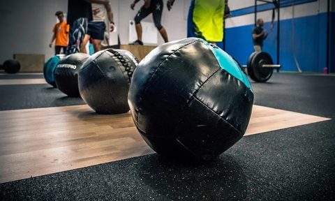 Medicine balls.