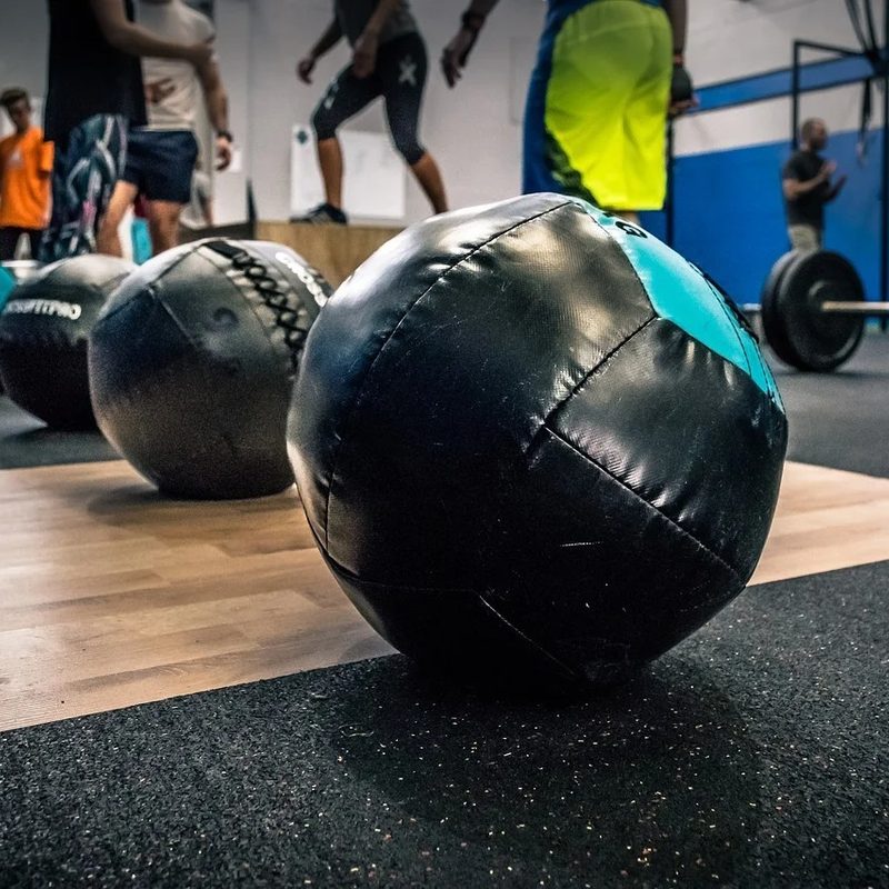 Medicine balls.
