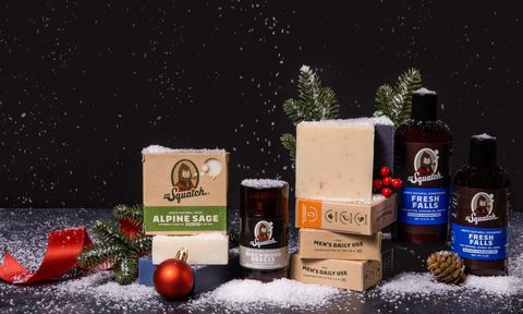The Dr. Squatch bar soap selection is amazing for the holidays.