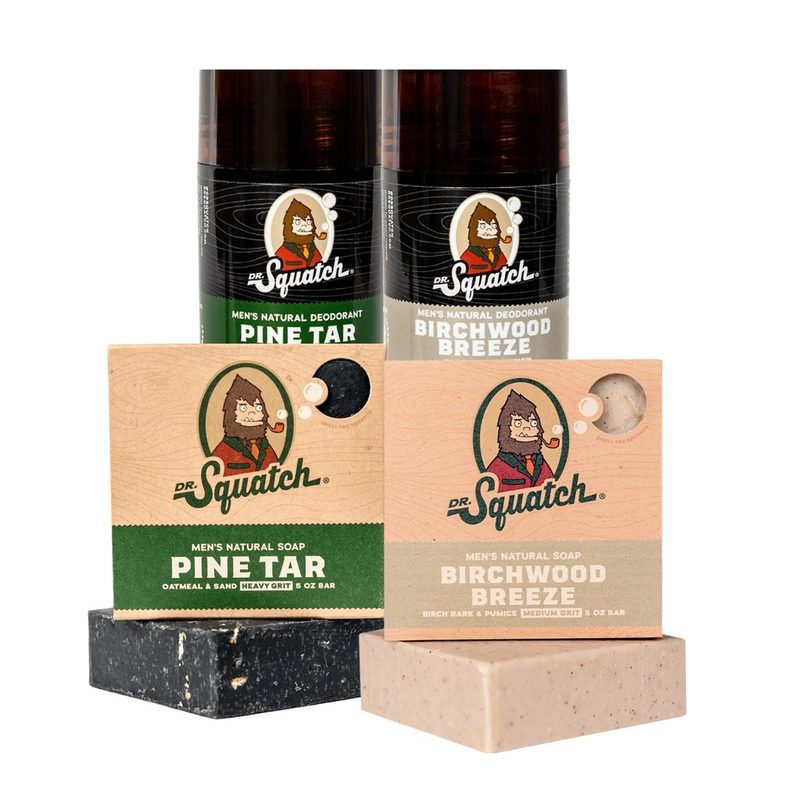 Dr Squatch Soap and Deodorant Duo bundle.