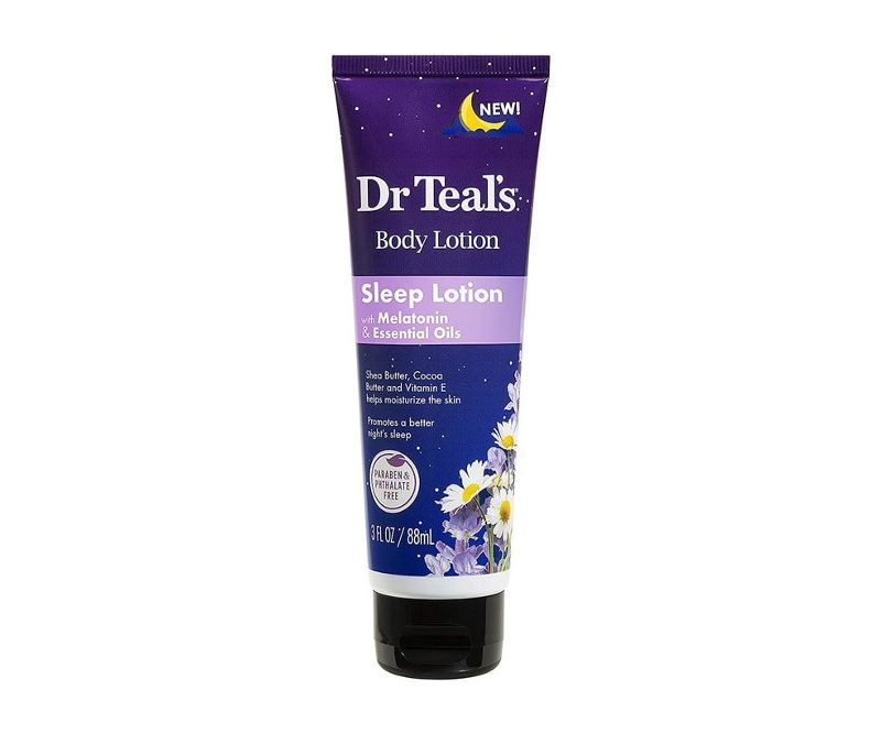 Dr Teal's Sleep Lotion 3 Fl Oz with Melatonin & essential Oils.