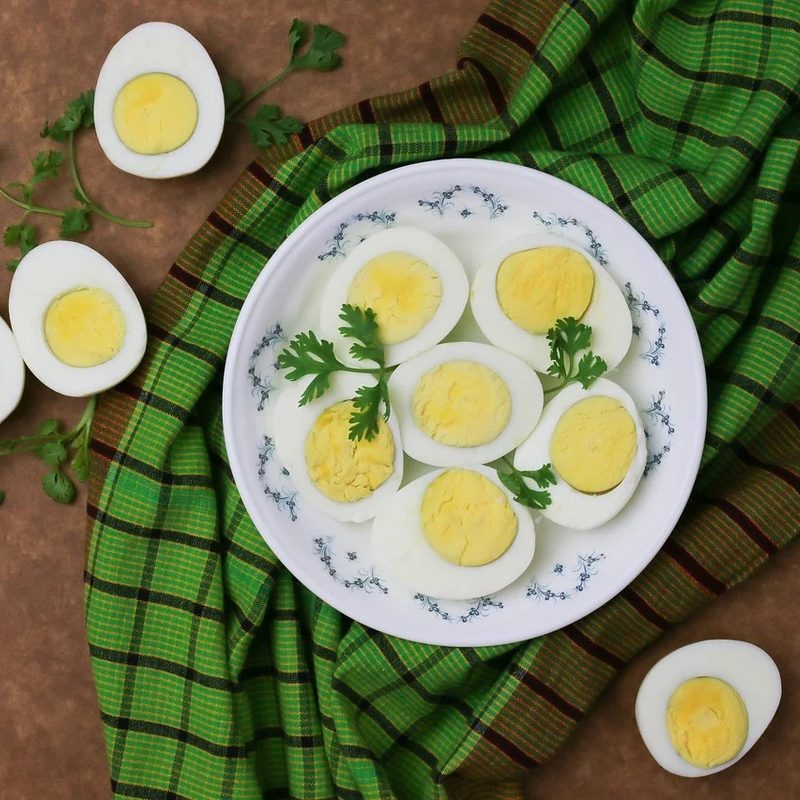 hard-boiled eggs