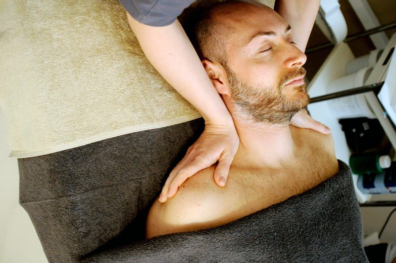 Man getting massage