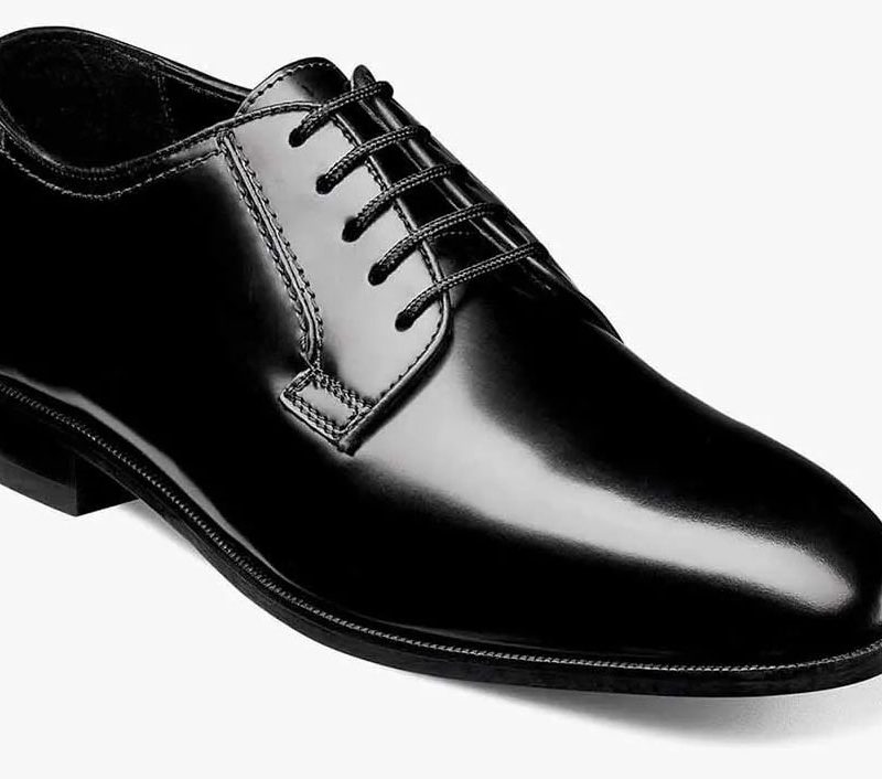 A simple Oxford dress shoe is an easy and acceptable formal choice.