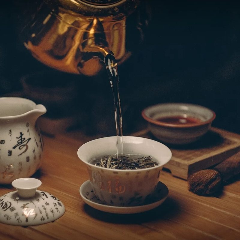 Fresh green tea