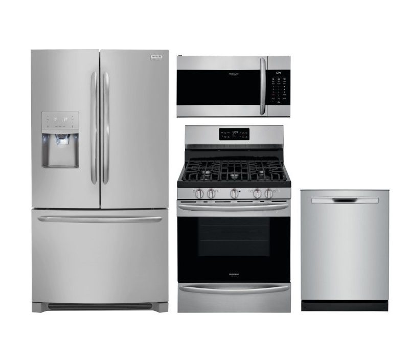 LG Refrigerator with InstaView Window to see inside.