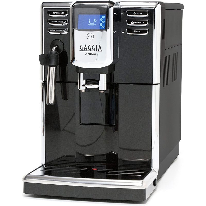 Gaggia Anima Espresso Maker on a white backdrop.