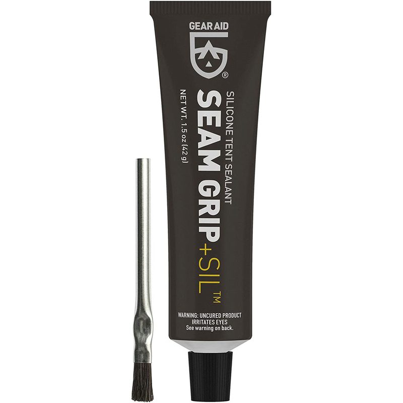 Gear Aid Seam Grip SIL Silicone Sealant is a great way to waterproof your tent's seams.
