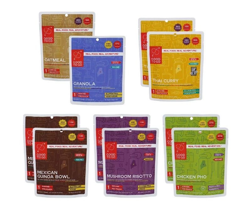 Good-to-Go Camping Food Kits.