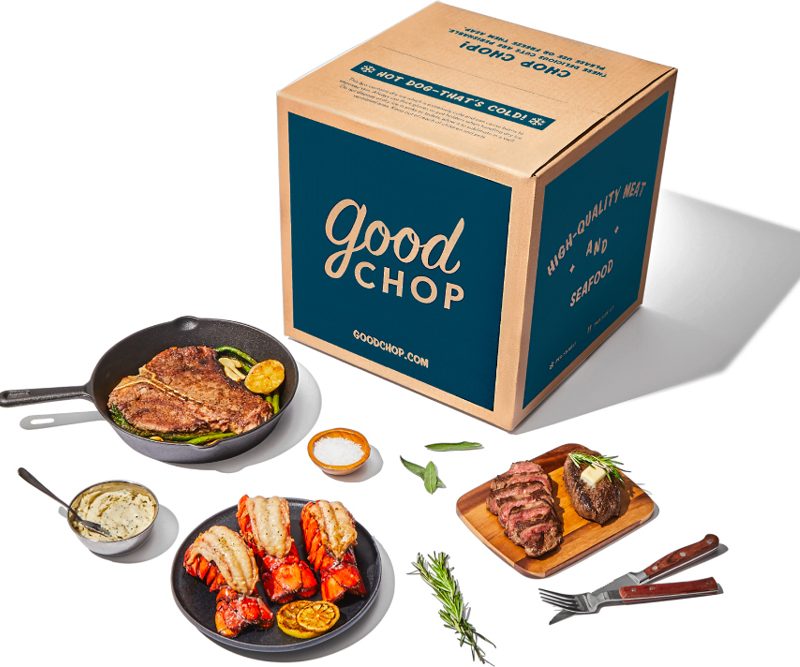 Good Chop meat and seafood delivery box.