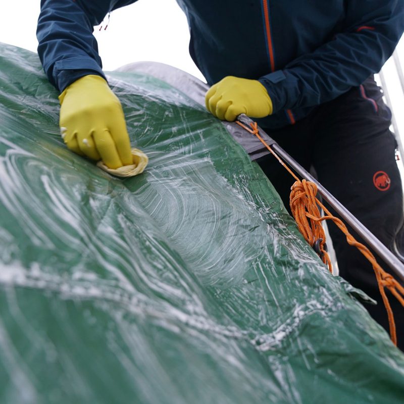 Sealing your tent's seams and coatings is a cheap and easy way to waterproof it.