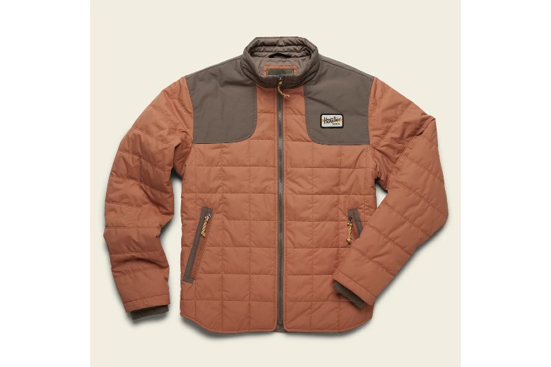 Rugged insulated puffer jacket for men.