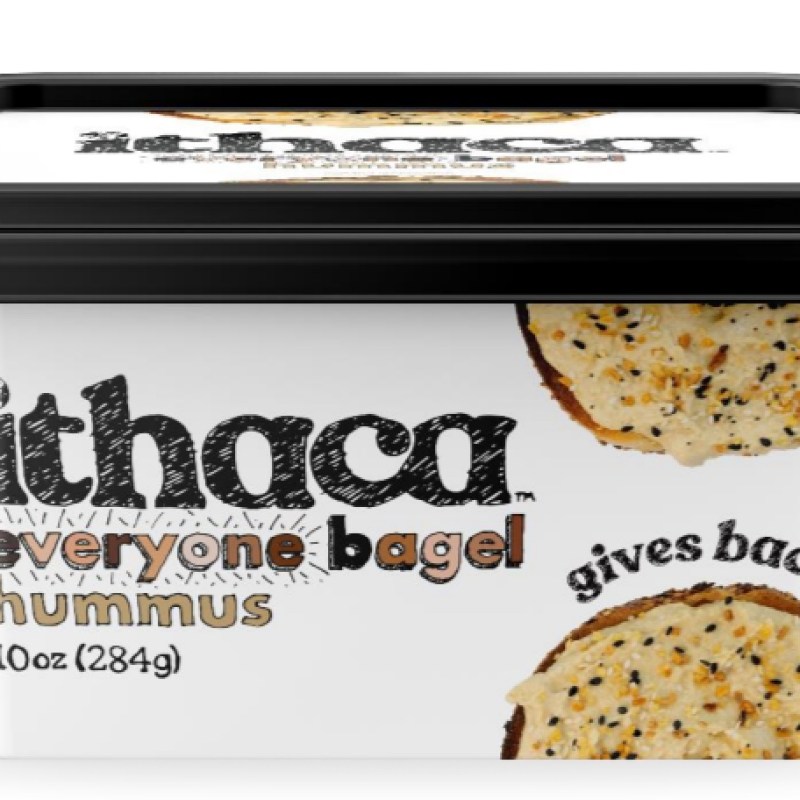 a container of everyone bagel hummus.